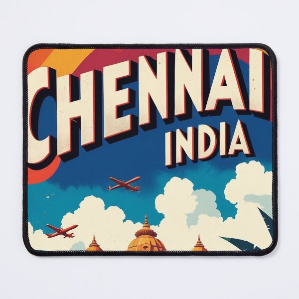 Item preview, Chennai India Vintage Travel Tourism  designed and sold by TravelersGems.