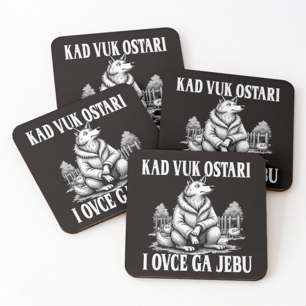 Item preview, KAD VUK OSTARI I OVCE GA JEBU designed and sold by goingoncetwice.
