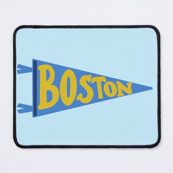 Item preview, Boston Pennant Flag on light blue– Classic City Colors (Blue, Yellow & White) designed and sold by Giulia Palazzo.