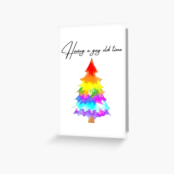 Item preview, Having a gay old time. Rainbow Christmas tree. designed and sold by Infuriating.