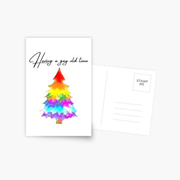 Item preview, Having a gay old time. Rainbow Christmas tree. designed and sold by Infuriating.