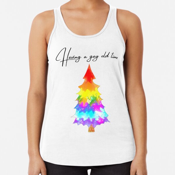 Item preview, Having a gay old time. Rainbow Christmas tree. designed and sold by Infuriating.