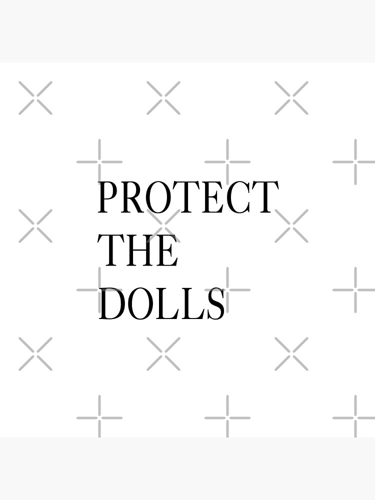 Thumbnail 3 of 3, Pin, Protect The Dolls designed and sold by mgpimienta.