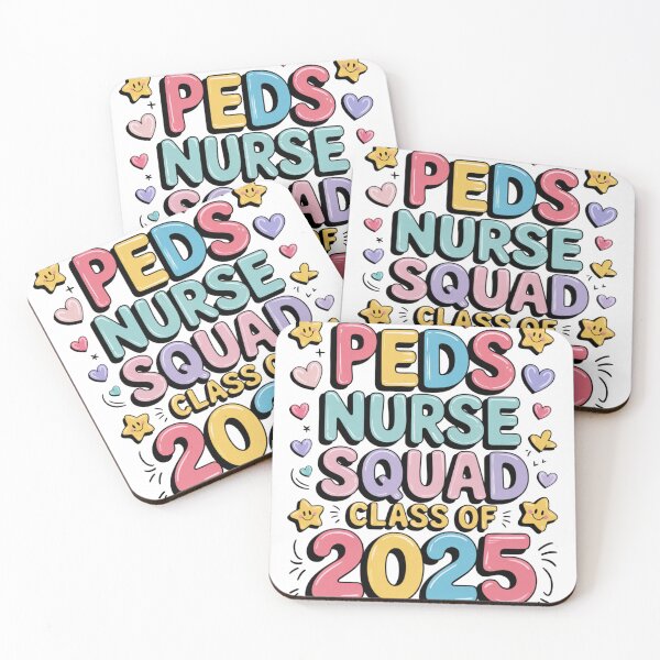 Item preview, Peds Nurse Squad Class of 2025 – Cute Pediatric RN Graduation Design designed and sold by Giuggimade.