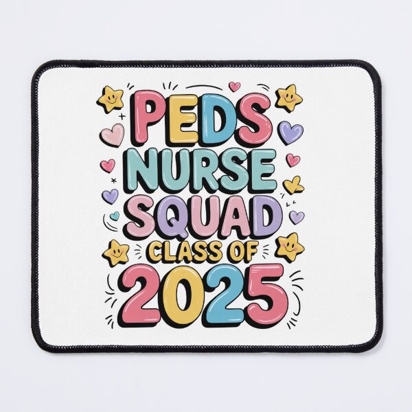 Item preview, Peds Nurse Squad Class of 2025 – Cute Pediatric RN Graduation Design designed and sold by Giuggimade.