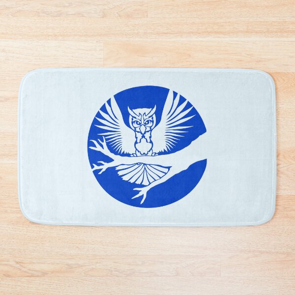 Item preview, Owl tree branch full moon night round forest bird designed and sold by shirt-o-mat.