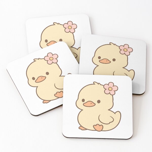 Item preview, Cute Duck with Flower designed and sold by Velun.