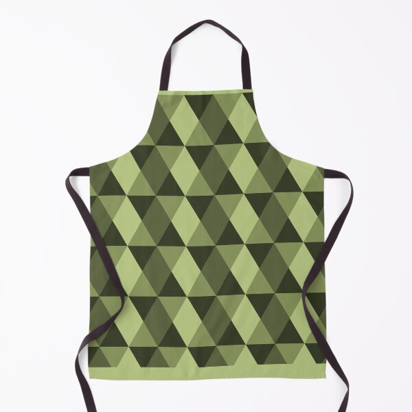 Item preview, Modern Green Geometric Pattern – Retro Triangle Design designed and sold by Colorbee Studio.