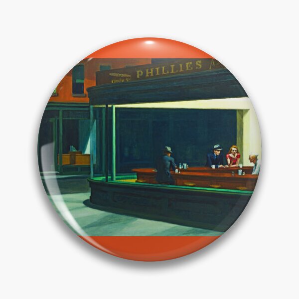 Item preview,  Edward Hopper, Nighthawks, 1942. (Digitally enhanced by WatermarkNZ Press)  designed and sold by CristalleLisa.