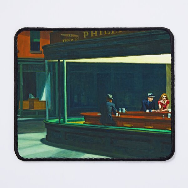 Item preview,  Edward Hopper, Nighthawks, 1942. (Digitally enhanced by WatermarkNZ Press)  designed and sold by CristalleLisa.