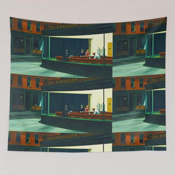Item preview,  Edward Hopper, Nighthawks, 1942. (Digitally enhanced by WatermarkNZ Press)  designed and sold by CristalleLisa.