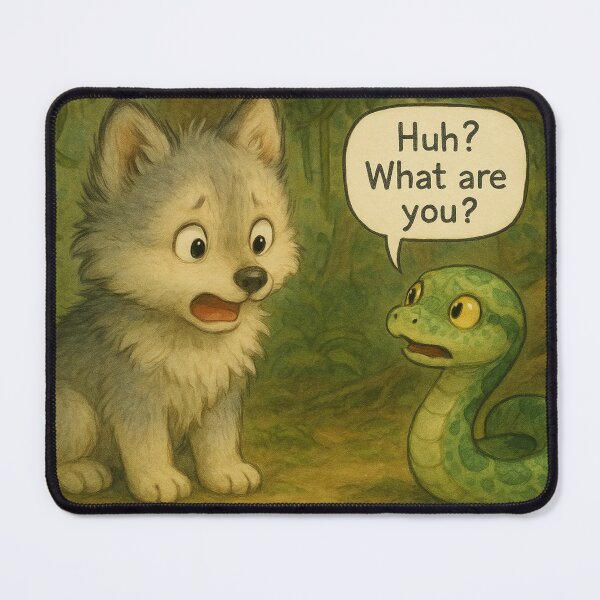 Item preview, Curious Encounter in the Forest designed and sold by cottoncode.