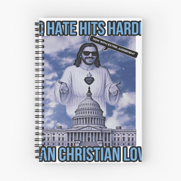 Item preview, No Hate Hits Harder Than Christian Love: Graphic Tee designed and sold by ConTeeVersial.