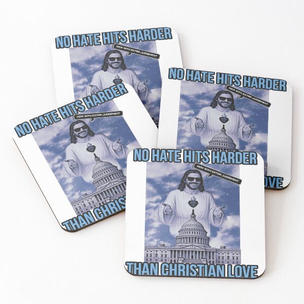 Item preview, No Hate Hits Harder Than Christian Love: Graphic Tee designed and sold by ConTeeVersial.