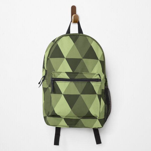 Item preview, Modern Green Geometric Pattern – Retro Triangle Design designed and sold by Colorbee Studio.