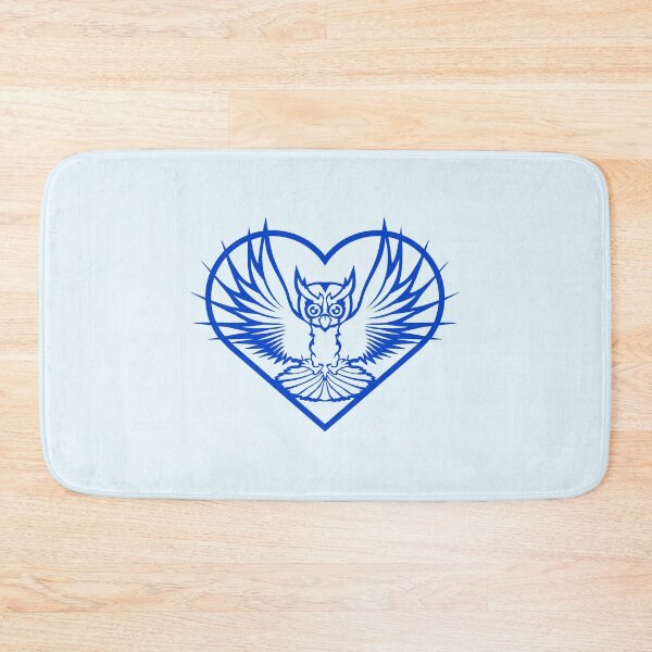 Item preview, Owl heart symbol shape bird love flies cool logo designed and sold by shirt-o-mat.