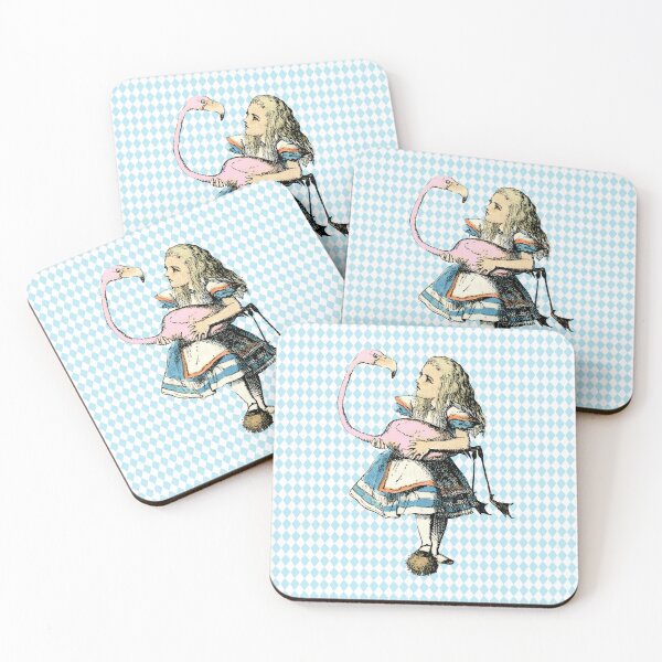 Item preview, Vintage Pastel Alice In Wonderland Flamingo Croquet Game designed and sold by Pixelchicken.