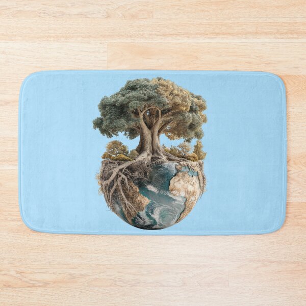 Item preview, Tree of Earth – Rooted Planet Fantasy Art designed and sold by Maryna_Reine.