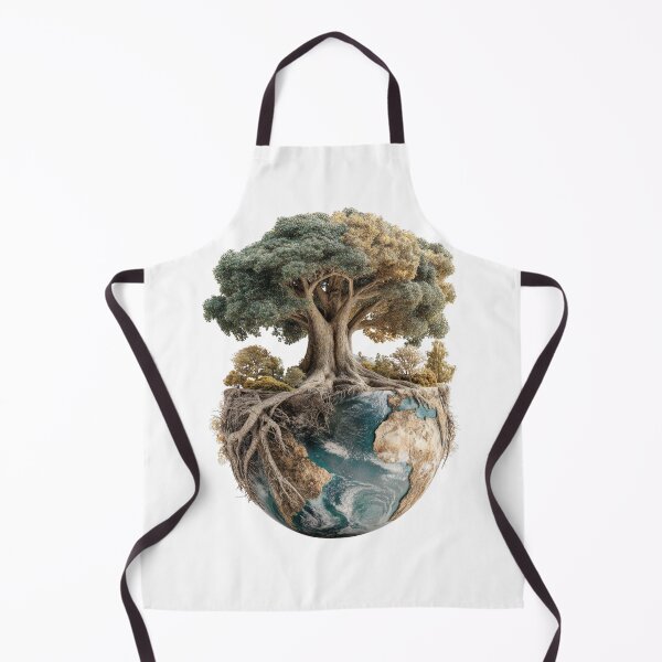 Item preview, Tree of Earth – Rooted Planet Fantasy Art designed and sold by Maryna_Reine.