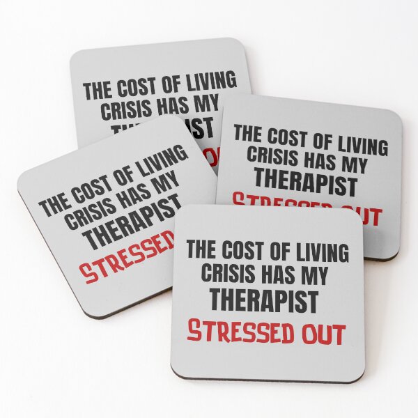 Item preview, Therapist Experiencing a COST OF LIVING CRISIS. designed and sold by MPC-Mince-Pies.