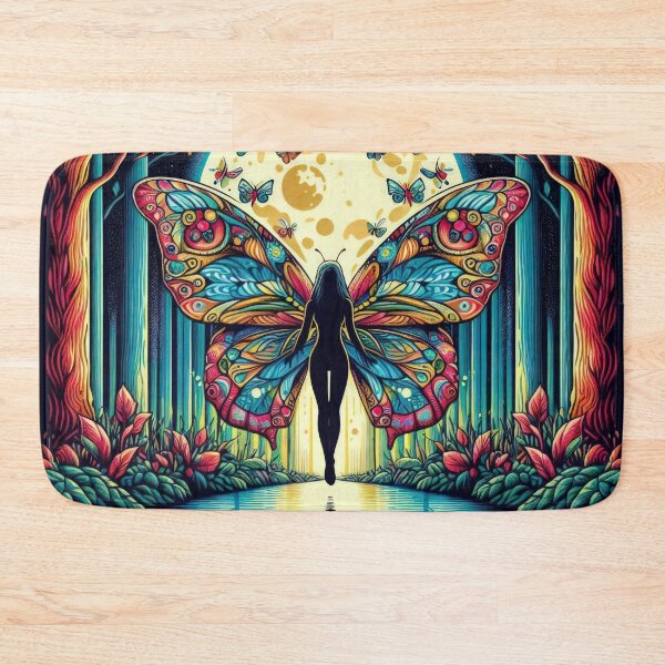 Item preview,  Spring fantasy landscape with a woman butterfly and full moon,Bloom Boom,Spring,floral designed and sold by Expressions-Sel.