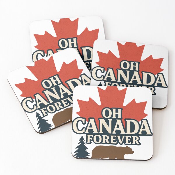 Item preview, Oh Canada Forever T-Shirt – Vintage Canadian Maple Leaf & Bear Design designed and sold by Anna Babich.