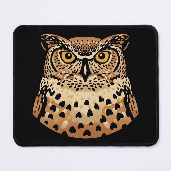 Item preview, Minimalist Owl in Shades of Brown Halloween Autumn designed and sold by Pixelchicken.