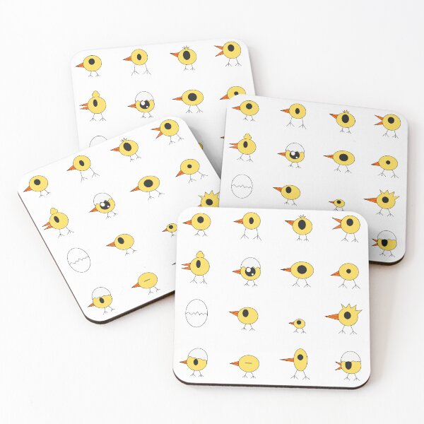 Item preview, Group of cute chicks designed and sold by reallydigitalstuff.
