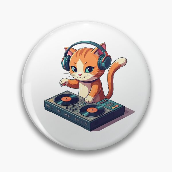 Artikelvorschau, Süße DJ-Katze entworfen und verkauft von Musicianst0re.