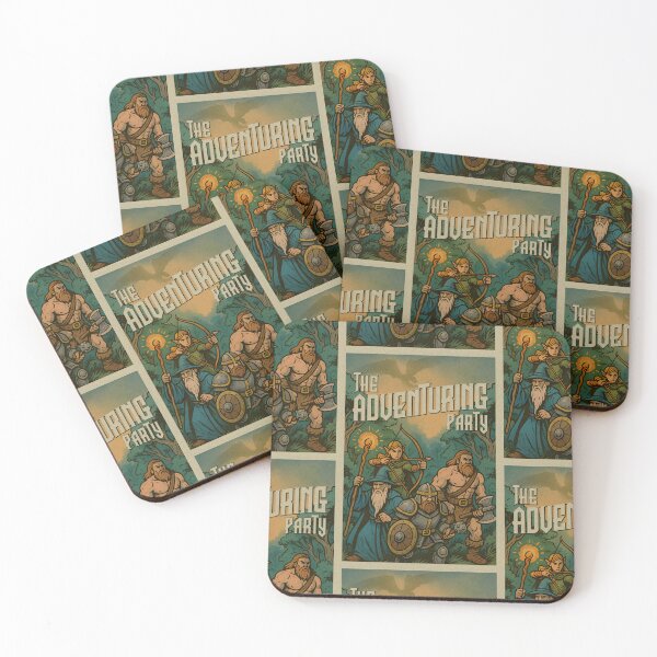 Item preview, The Adventuring Party Fantasy Retro designed and sold by wolfkin-design.