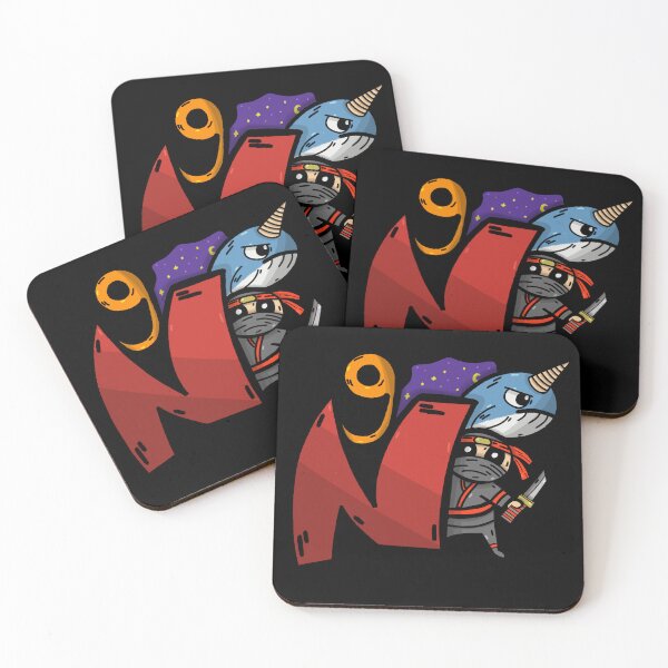 Item preview, The Letter N Ninja Sticker designed and sold by TheCartoonChaos.