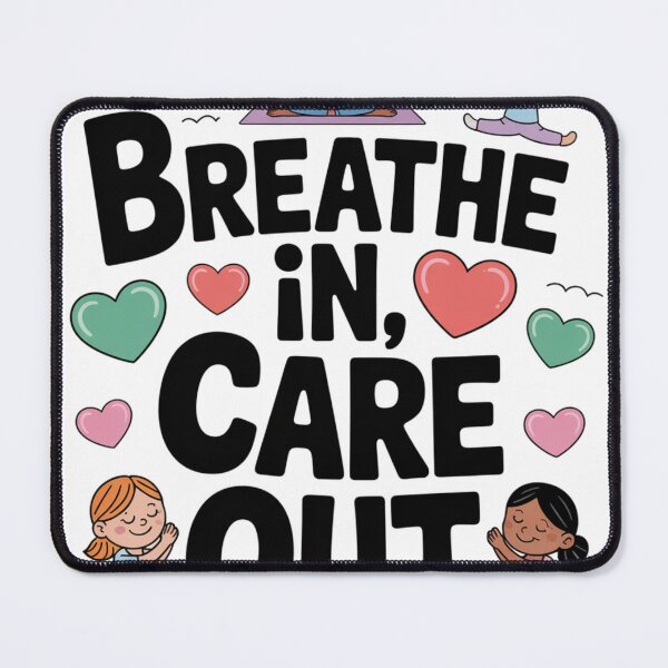 Item preview, Breathe In Care Out Pediatric Nurse Shirt for Mindful Nurses and Calm Caregivers designed and sold by Giuggimade.