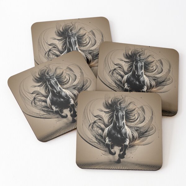 Item preview, Wild horse designed and sold by Vibranta Studio.