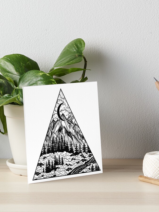 Adventure in the Wood diamond Art Board Print for Sale by