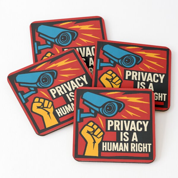 Item preview, Stop Big Tech Surveillance - Privacy is a Human Right designed and sold by ZibiArt.