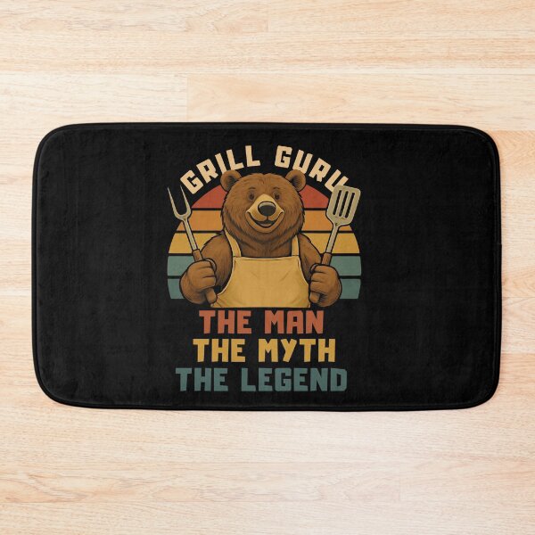 Item preview, Grill Guru Bear BBQ Funny Dad  designed and sold by JerdbordinShop.