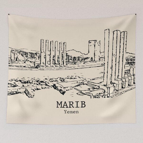 Item preview, Marib - Yemen designed and sold by Lakeric Cityscapes.