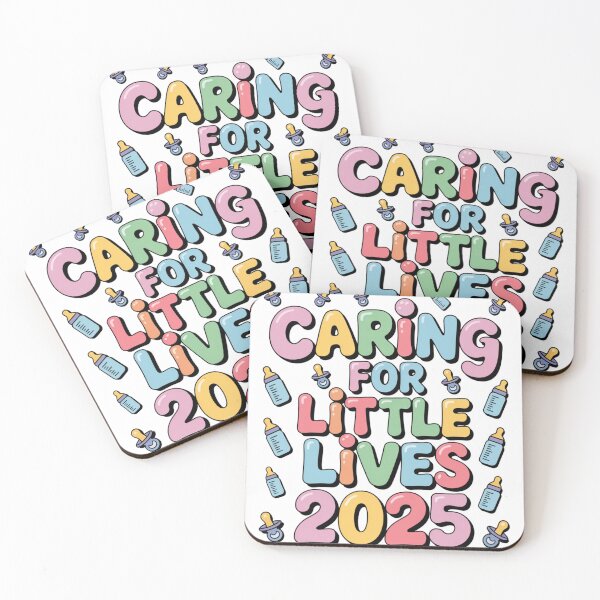 Item preview, Caring for Little Lives 2025 Pediatric Nurse Shirt Cute Baby RN Gift Colorful Medical Graduation Design for Future Nurses designed and sold by Giuggimade.