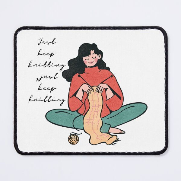 Item preview, just keep knitting, just keep knitting designed and sold by Iail Ioa.