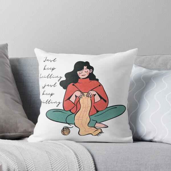 Item preview, just keep knitting, just keep knitting designed and sold by Iail Ioa.