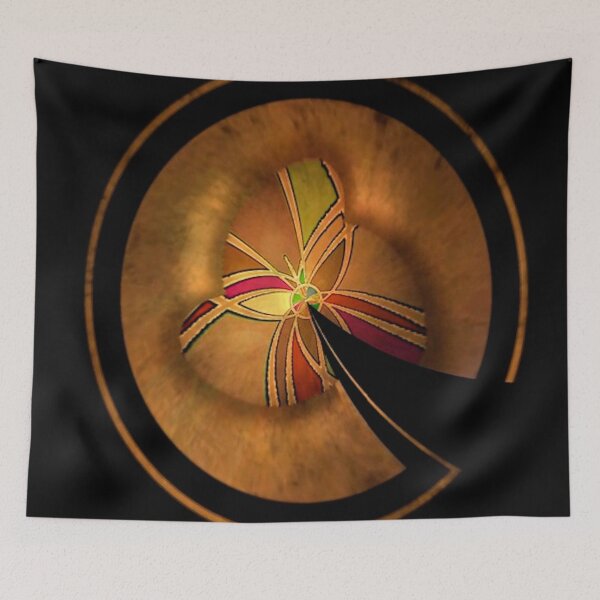Item preview, Golden Petal Vortex designed and sold by Geometrics Artwork .