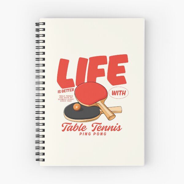 Item preview, La vida es mejor con el tenis de mesa designed and sold by Peerless-Prime.