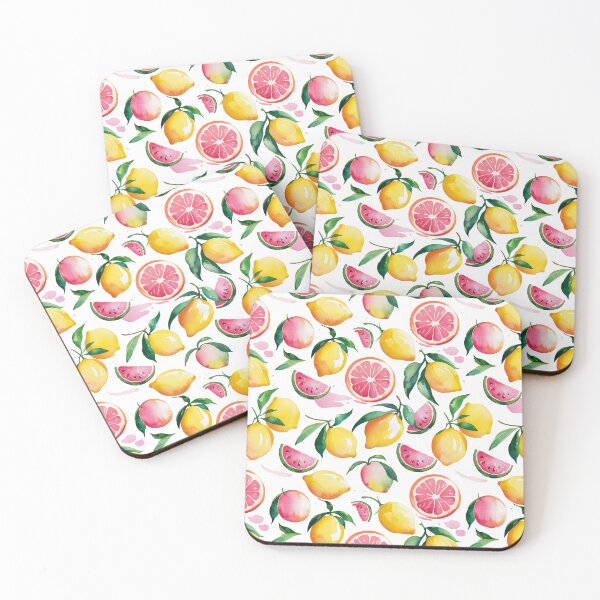 Item preview, lemon and watermelon patten  designed and sold by jkrphoto.
