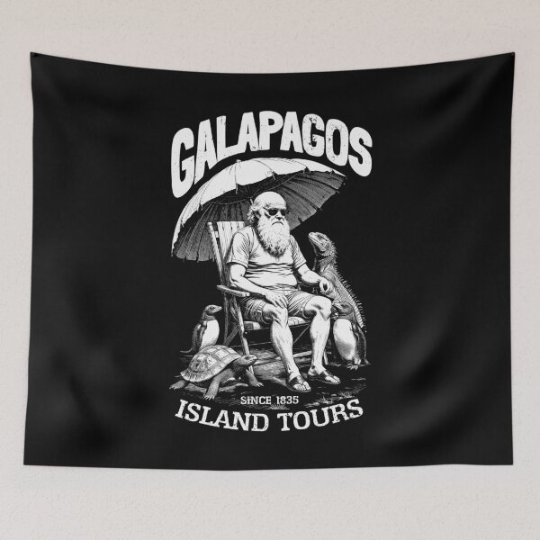 Item preview, Funny Charles Darwin Galapagos Island Tours Evolution designed and sold by GrandeDuc.