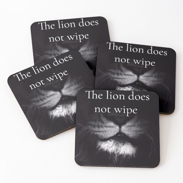 Item preview, The Lion Does Not Wipe designed and sold by Ratblood.