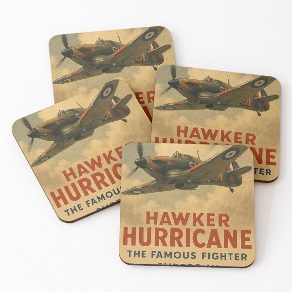 Item preview, Hawker Hurricane Vintage Poster designed and sold by Skyframe Aviation.