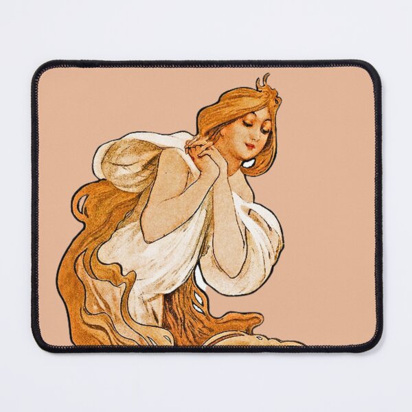 Item preview, Art nouveau lady vector, remixed from the artworks of Alphonse Maria Mucha designed and sold by CristalleLisa.