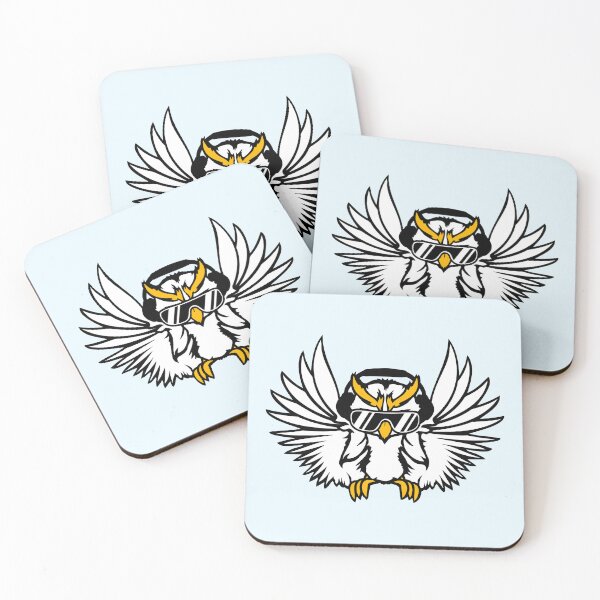 Item preview, Cool DJ Owl Sunglasses Headphones Music Club Party designed and sold by shirt-o-mat.