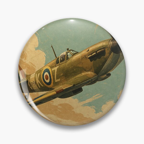 Artikelvorschau, Supermarine Spitfire Vintage Poster entworfen und verkauft von Skyframe Aviation.