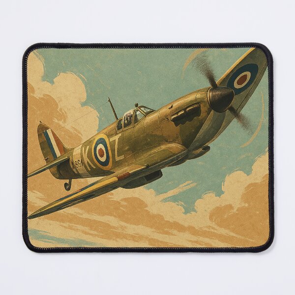 Item preview, Supermarine Spitfire Vintage Poster designed and sold by Skyframe Aviation.